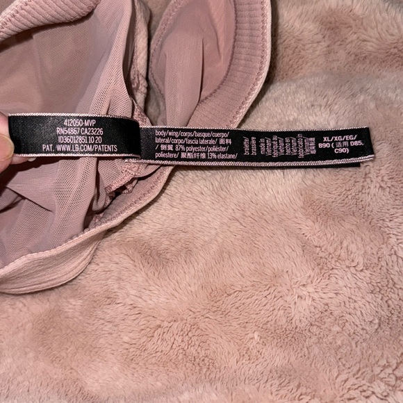 Victorias Secret Pink/Flesh Sport Strappy Back Sports Bra XL - Pink/Flesh - Picture 7 of 8